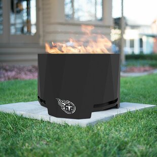 BLUE SKY OUTDOOR LIVING NFL Peak Patio Steel Wood Burning Fire Pit