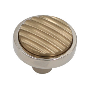 SALO ART DESIGN Furrowed 1 1/2 Diameter Mushroom Knob
