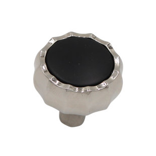 SALO ART DESIGN Fluted 1 1/8 Length Abstract Knob