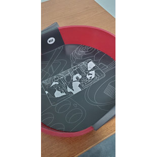 TWIN TOWERS TRADING 9.5'' Round Non-Stick Silicone Classic Cake Pan