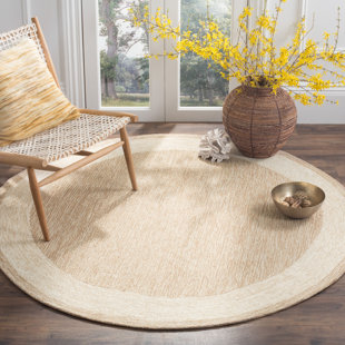 WINSTON PORTER Taran Handmade Hand Hooked Performance Natural Rug