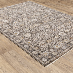 CANORA GREY Kilgo Oriental Gray/Ivory Area Rug