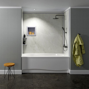 Bella CORE Arctic Mist Tub and Shower Surround up to 48Dx96Wx48Dx96H