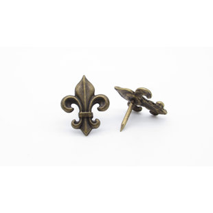 BUCK SNORT LODGE Fleur-De-Lis Clavos (Set of 4)