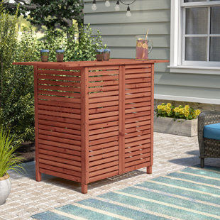 LEISURE SEASON Wood Bar Counter