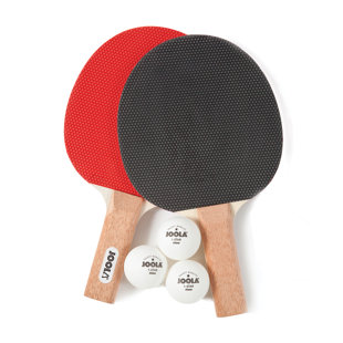 JOOLA USA JOOLA Essentials Duel Table Tennis Racket Set with Ping Pong Paddles and Ping Pong Balls - Two Players Duel Set