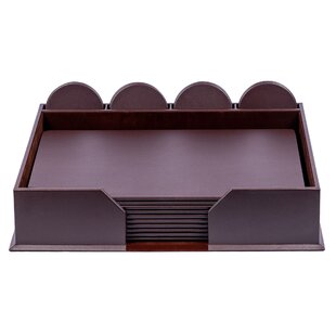 DACASSO Leather Desk Organizer