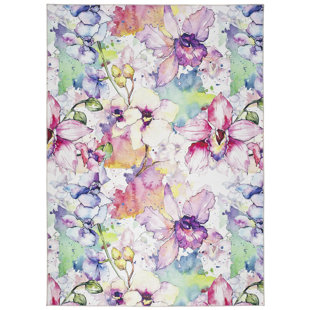 BRAYDEN STUDIO Turribridge Floral Area Rug