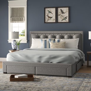 CANORA GREY Ryckman Upholstered Storage Bed