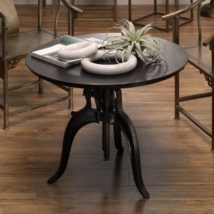 JAMIE YOUNG COMPANY Americana Iron Pedestal End Table