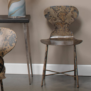 JAMIE YOUNG COMPANY Mccallan Counter Stool with Metal Frame