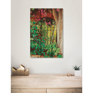 GIZAUN ART Rustic On Wood Print