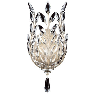FINE ART HANDCRAFTED LIGHTING Crystal Laurel Sconce