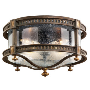 FINE ART HANDCRAFTED LIGHTING Beekman Place 18" Outdoor Flush Mount