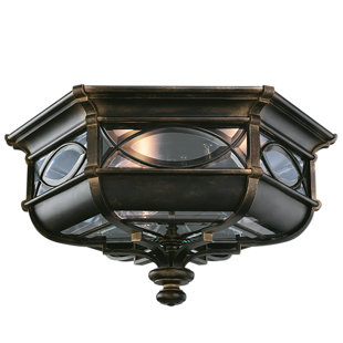 FINE ART HANDCRAFTED LIGHTING Warwickshire 21" Outdoor Flush Mount