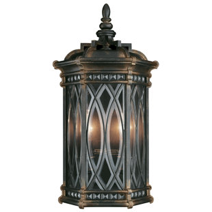 FINE ART HANDCRAFTED LIGHTING Warwickshire 21" Outdoor Wall Lantern
