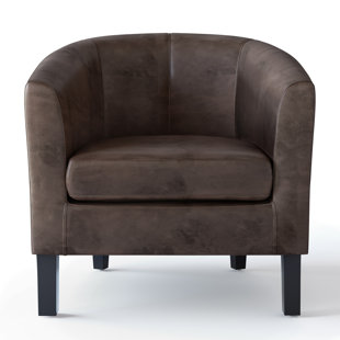 SIMPLI HOME Austin Upholstered Barrel Chair