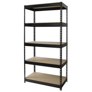 COMMCLAD Horse Rivet 72" 5 Shelf Shelving Unit Starter