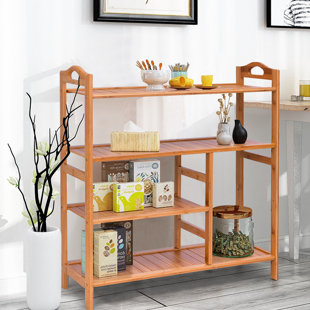 REBRILLIANT 11 Pair Solid Wood Shoe Rack