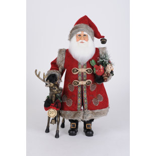 KAREN DIDION ORIGINALS Reindeer Joy Santa