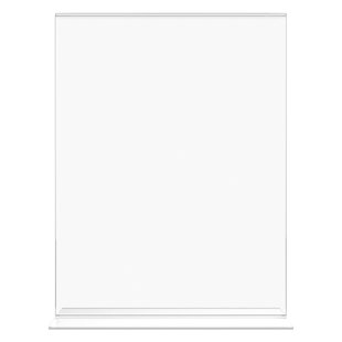 DEFLECT-O CORPORATION Classic Image Stand-Up Two-Sided Desktop Sign Holder, Plastic, 8-1/2 x 11