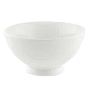 Ten Strawberry Street Whittier 9 oz. Footed Rice Bowl (Set of 6)