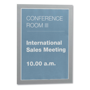 DURABLE OFFICE PRODUCTS CORP. Duraframe Sign Holder (Set of 2)