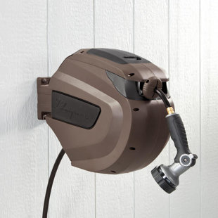 LIBERTY GARDEN PRODUCTS Plastic Wall Hose Reel