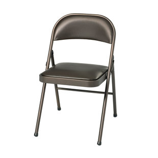 MECO CORPORATION Vinyl Padded Banquet Folding Chair Folding Chair Set (Set of 4)