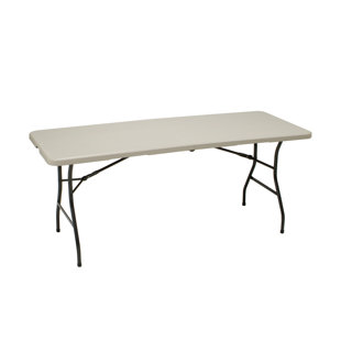 MECO CORPORATION 30'' Plastic Rectangular Portable Folding Table