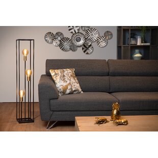 LUCIDE Ruben 120cm Black Column Floor Lamp