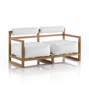 MOJOW Yoko 140cm Wide Outdoor Garden Sofa with Cushions