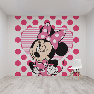 GRAHAM & BROWN Matte Tapete Disney Minnie 10 m x 53 cm
