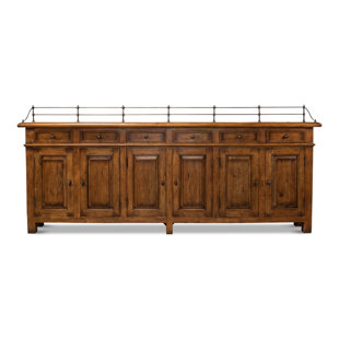 SARREID LTD Covent Gardens 96'' Solid Wood Sideboard