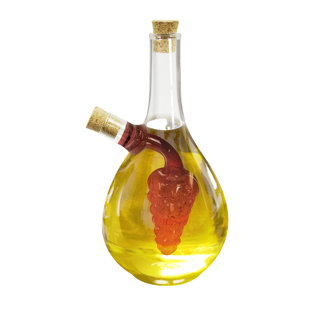 EPICUREANIST 17.75oz. Glass Single Oil/Vinegar Cruet