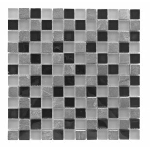 ABOLOS Mineral 1" x 1" Slate Grid Mosaic Wall & Floor Tile