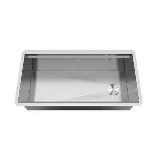 KINGSMAN HARDWARE 36" All-in-one Workstation Undermount Stainless Steel Kitchen Sink