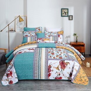 TACHE HOME FASHION Cotton Patchwork Quilt Set