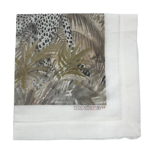 NICOLETTE MAYER Arcadia Animals/Nature Square Napkin (Set of 4)