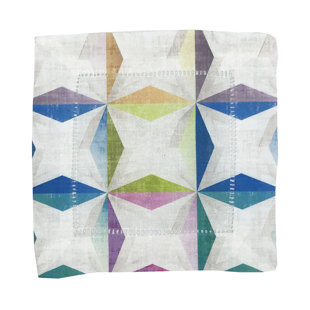 NICOLETTE MAYER Truiq Happy Hemstitch Cocktail 6" Linen/Cotton Napkin (Set of 4)