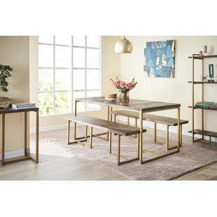 ORREN ELLIS Esstischgruppe mit 2 Bänken