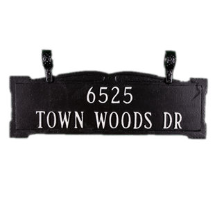 MONTAGUE METAL PRODUCTS INC. 2-Line Hanging Sign