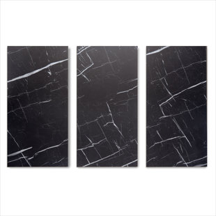 LUCIDA USA MaxCore Terra 22mil x 12" W x 24" L Nero Marquina Click Lock Vinyl Tile Flooring