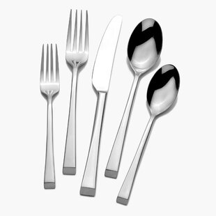 MIKASA Rockford 20-Piece 18/0 Stainless Steel Flatware Set, Service for 4