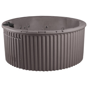 AQUALIFE® BY STRONG SPAS® Balance Ultra 6-Person 40 Stainless Jet Hot Tub with True Stainless Heater, Ozone and Multi LED Lighting