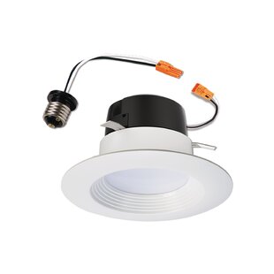 COOPER LIGHTING LLC 4'' White LED Baffle Recessed Trim