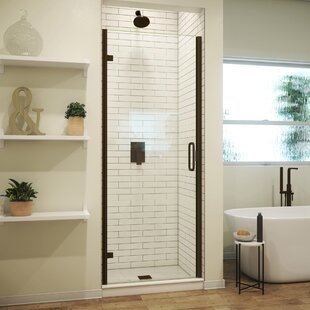 ARIZONA SHOWER DOOR MP 29" W x 67" H Hinged Semi-Frameless Shower Door