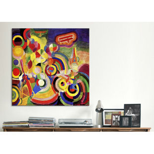 ICANVAS 'Homage to Bleriot' by Robert Delaunay Painting Print on Canvas