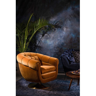 DUTCHBONE Member Upholstered Swivel Accent Chair