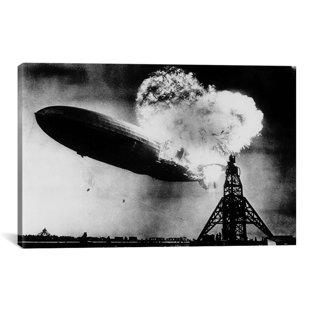ICANVAS 'Hindenburg Disaster' by Murray Becker Photographic Print on Canvas